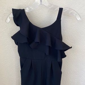 Girls black fancy jumpsuit